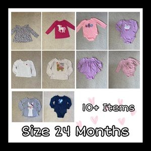 Toddler Girl Clothes 10+ Items Size 24 Months
